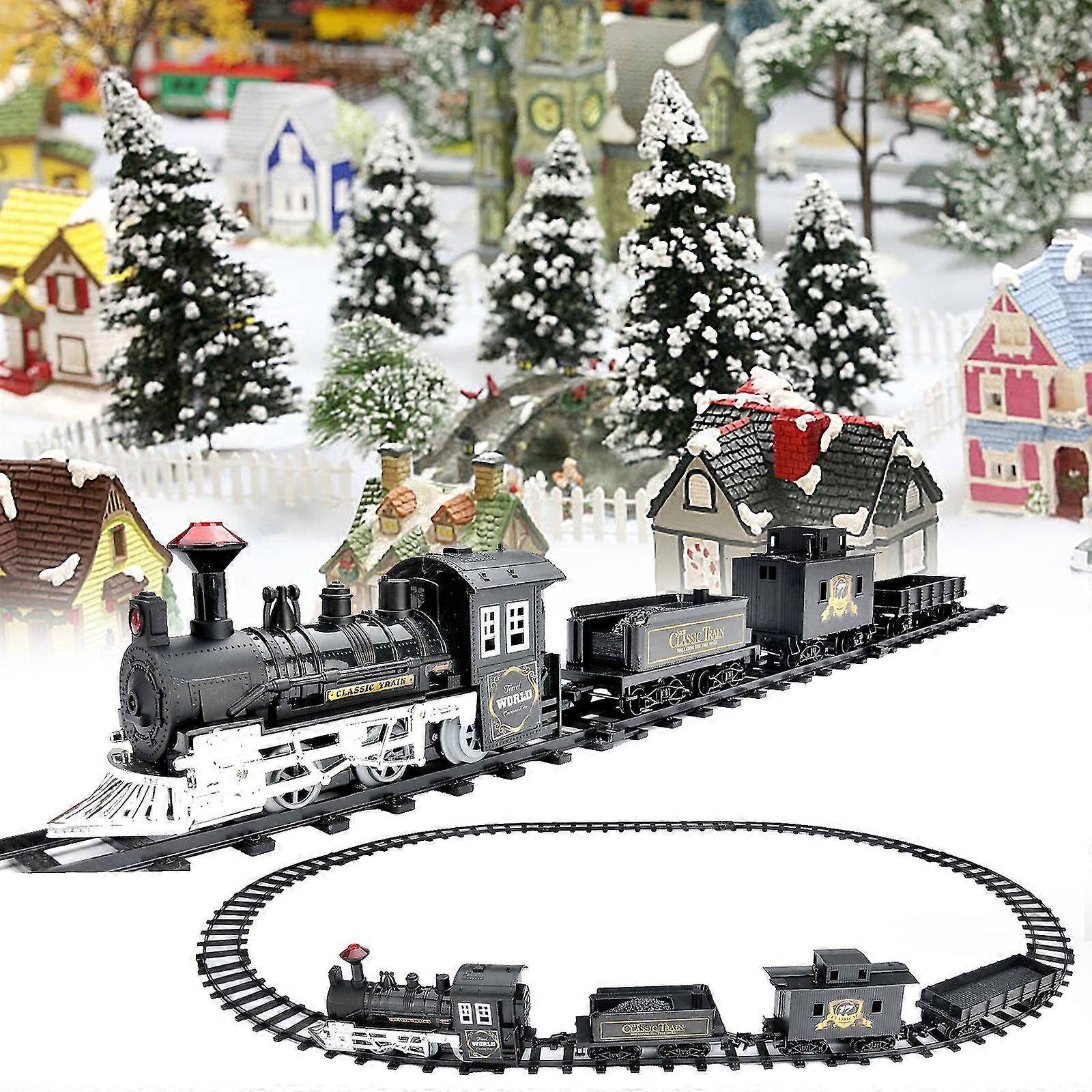 Toy Train Set With Lights And Sounds Christmas Train Set Railway Tracks Train