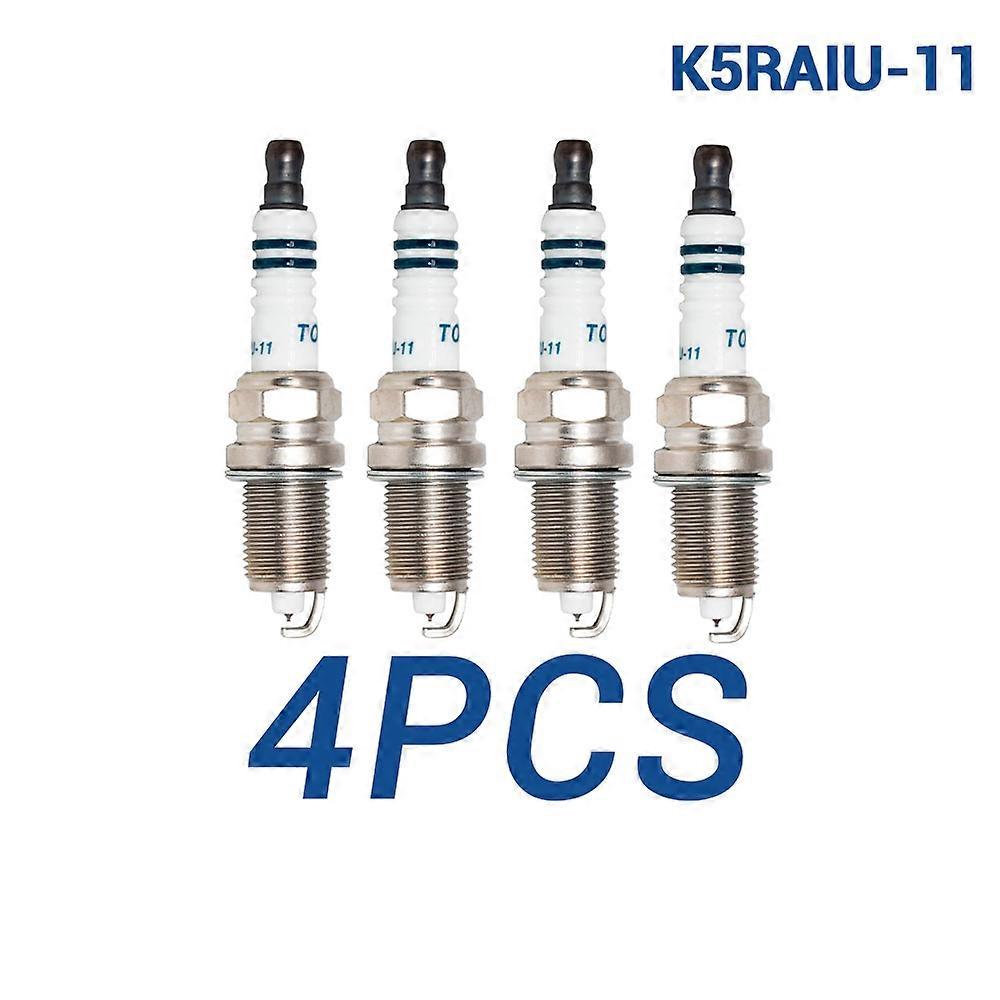 2-8PCS Iridium Spark Plug Torch K5RAIU-11 Replace for HYUNDAI/KIA 18829-11050 0F287-18110 TOYOTA 90098-66066 CHAMPION RC12MCC4