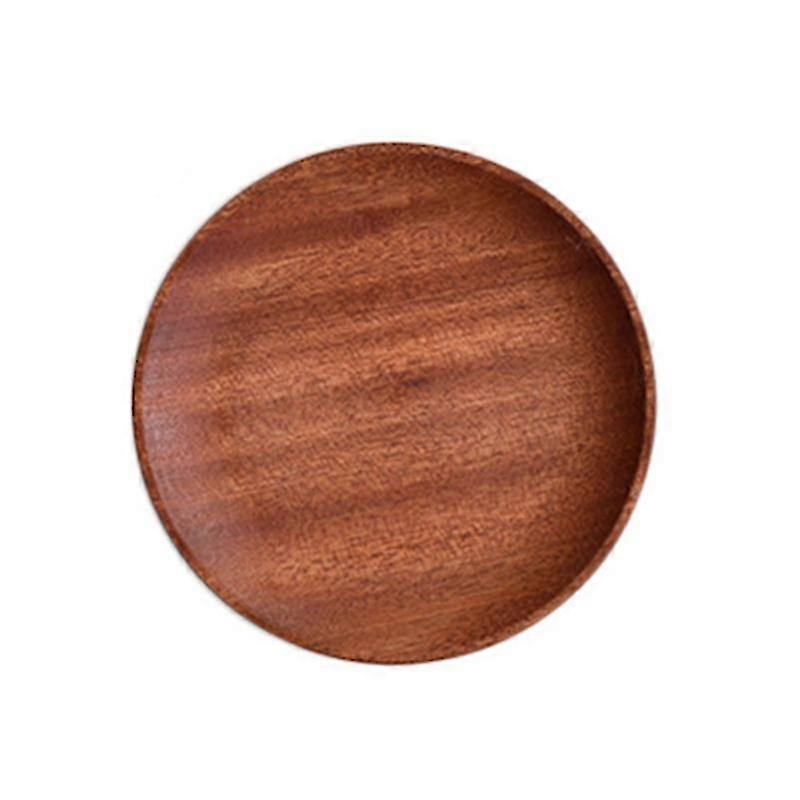 Dessert Plates Solid Wooden Plates Fruit Trays Tea Plates Tableware Dinner Trays