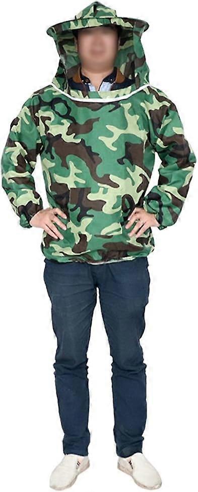 Beekeeping Jacket Camouflage - Premium Veil Robe Hat Equipment