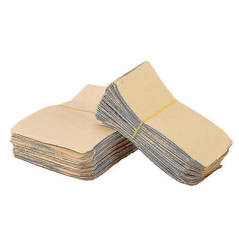 100pcs براون كرافت كيس البذور حقيبة تربية يستخدم لتخزين البذور والأجزاء الصغيرة والعملات المعدنية والمجوهرات ، إلخ.