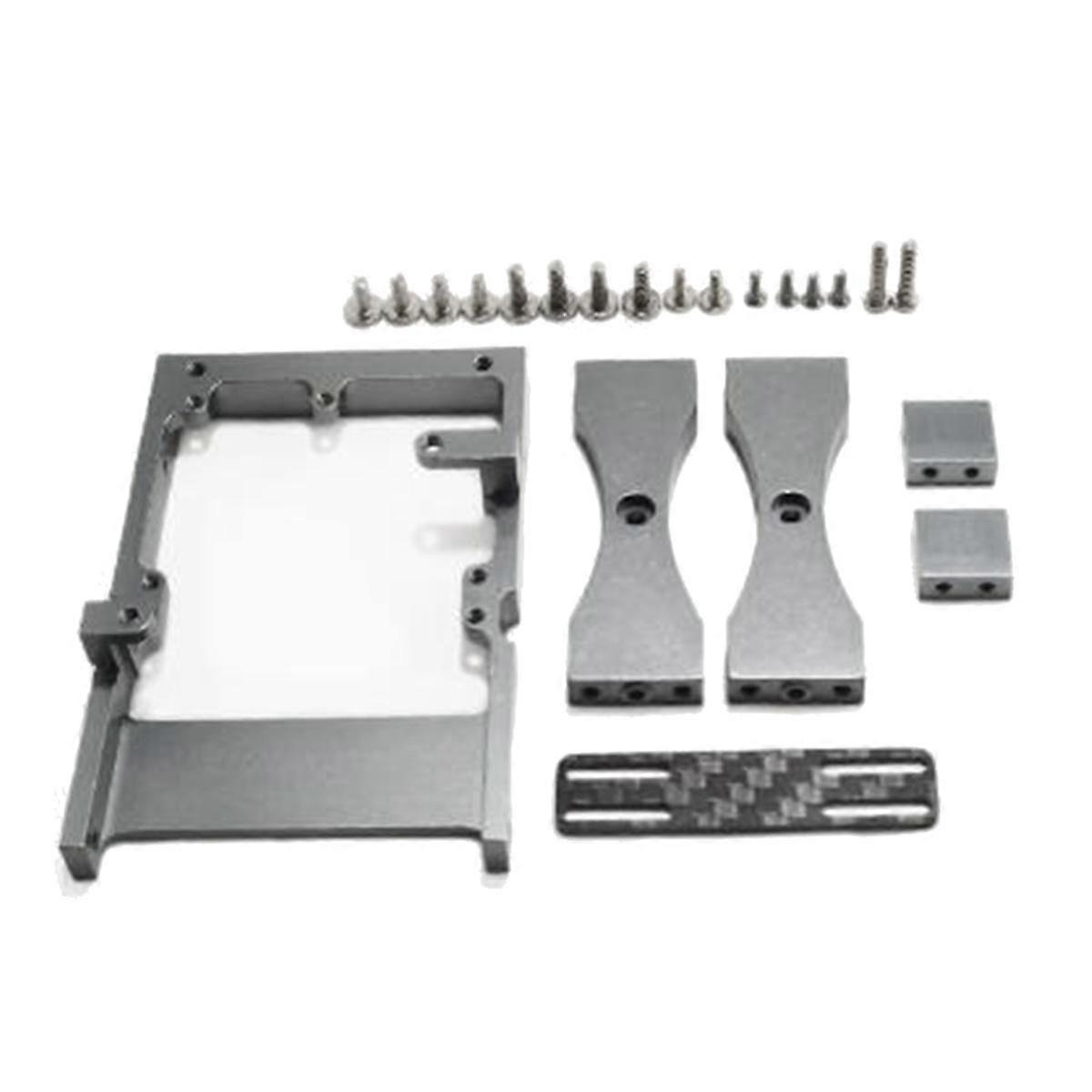 For 1/12 MN D90 MN98 MN99S Metal Servo Mount Bracket Beam Crossbeam Shock Mount Seat Titanium