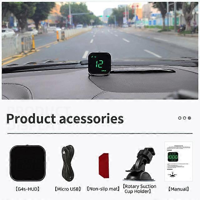 G4S Universal GPS HUD Head Up Display LED Auto Speedometer Smart Digital Overspeed Alarm Reminder for All Cars Car Accessories