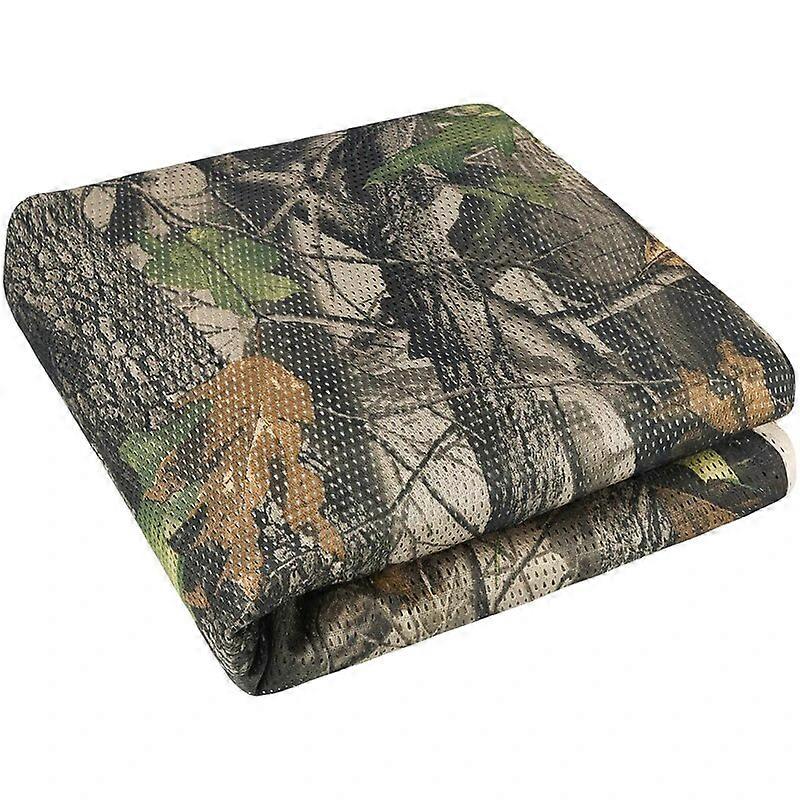 Welead 75D Camo Burlap Thin Hole Camouflage Net Military Hunting Jungle Mesh Fabric Hide Garden Shade Outdoor Awning Car Covers