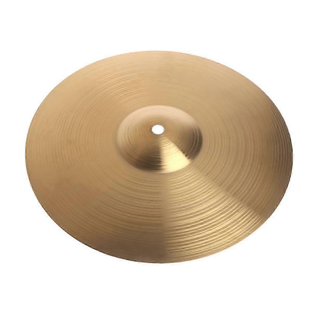 Brass Jazz Drum Crash Cymbals Alloy Cymbal Hi-Hat for Drum Players 12 Inch Size Drum
