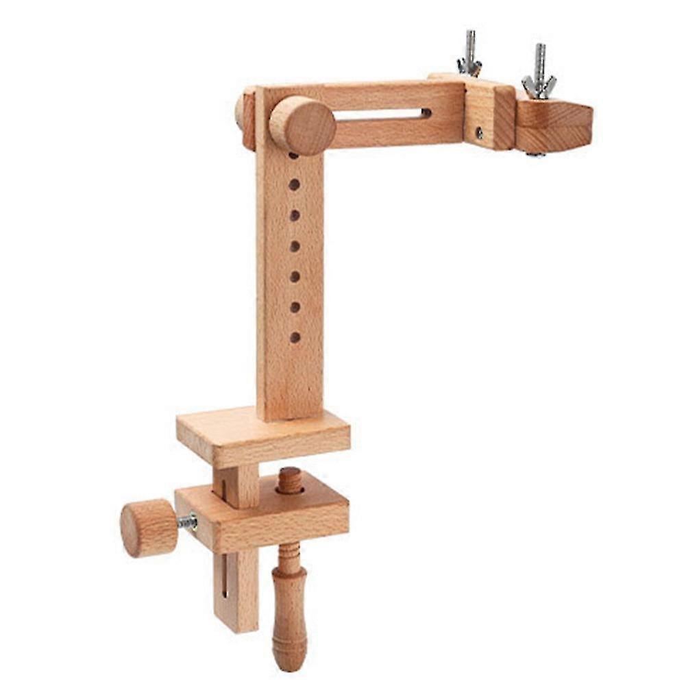 Wooden Embroidery Hoop Rotation Adjustable Desktop Stand Rack,frame Crosstitch,embroidery Holder