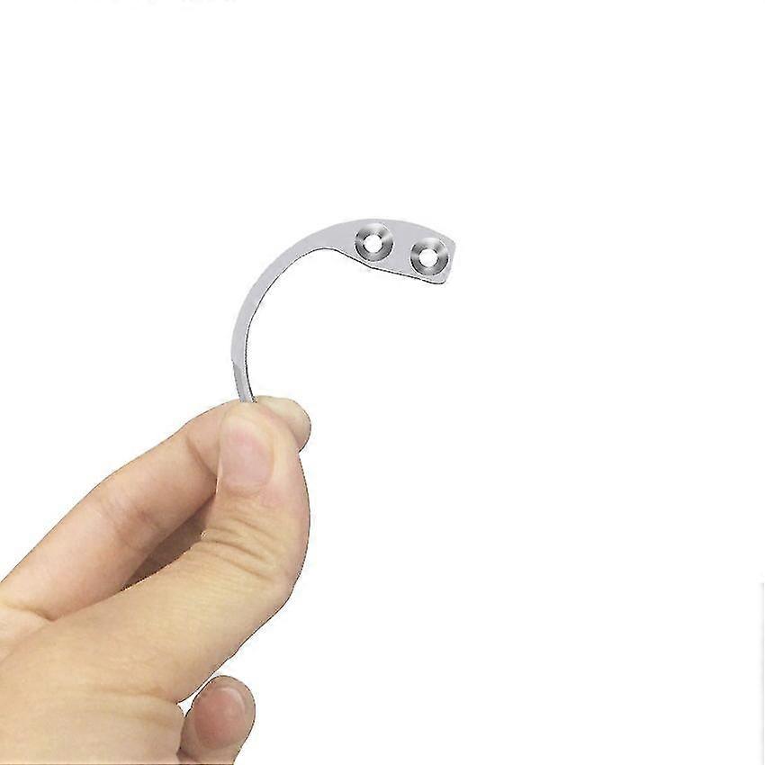 Handheld Detacher Hook Hook Key Security Tag Key Remover Loss Prevention Manual Tag Unlocker Zubehör für Eas Detacher Hard Tag (2pcs, Silber)