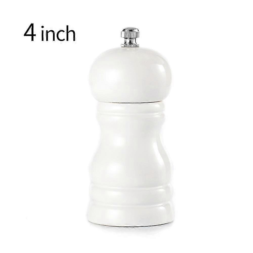 4 Inch Solid Wood Manual Pepper Grinder Black Pepper Spice Bottle