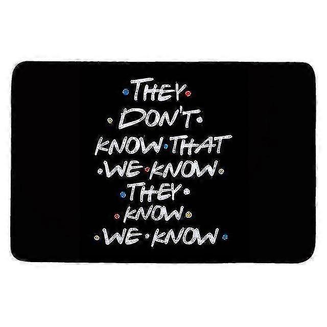 400x600mm 13 الأصدقاء الكلاسيكيين برنامج تلفزيوني يقتبس المطبوعة ممسحة الطفل غرفة نوم السجاد المطبخ