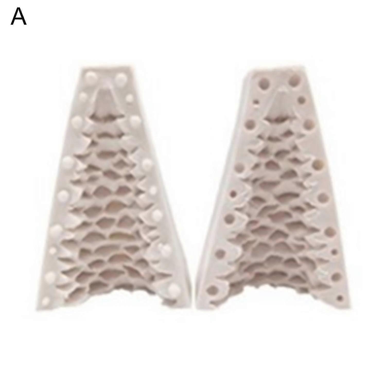 Christmas Tree Shape Candle Mold 3D Silicone Multi-use Portable Scented Mold for Handicraft-ZZY
