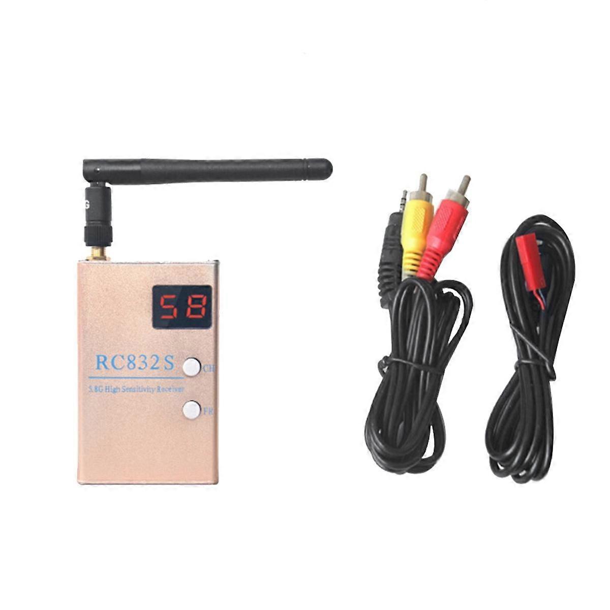 RC832S FPV 5.8G 48CH Receiver Video Audio AV Receiver for Quadcopter F450 S500 S550 RC832