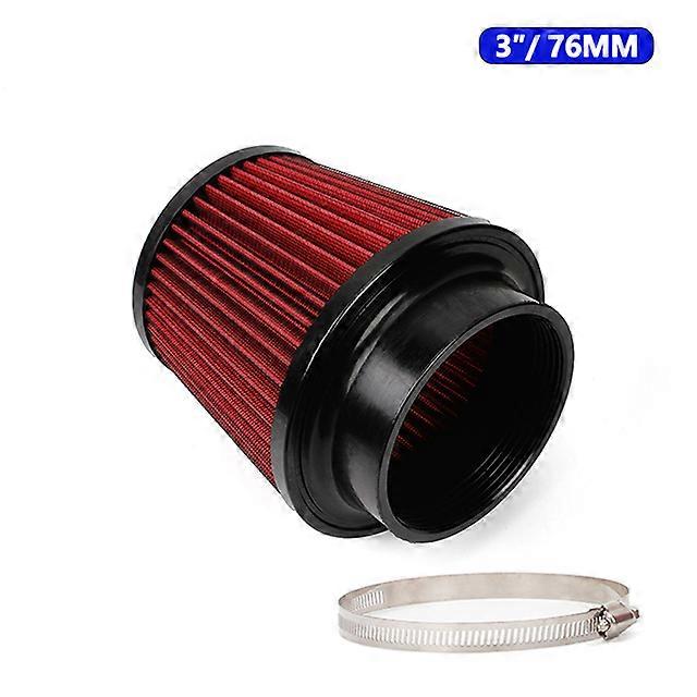New 76MM 100MM Air Filter High Flow Inlet Car Cold Air Intake Air Filter Mushroom Head Air Cleaner Modified Scooter OFI069