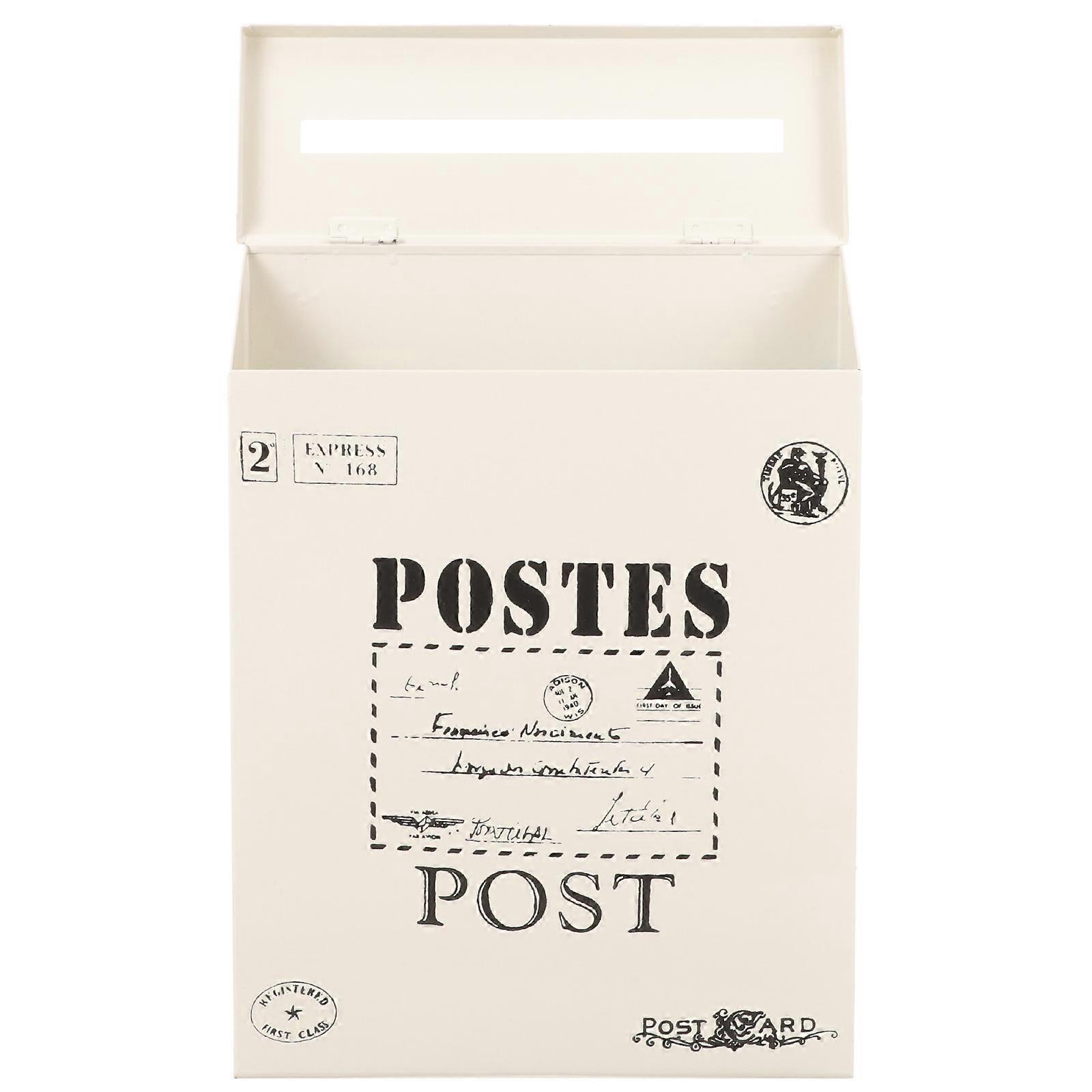 Vintage Mailbox Post Box Mailbox Wall Mount Post Box Outside Mailbox Mail Box