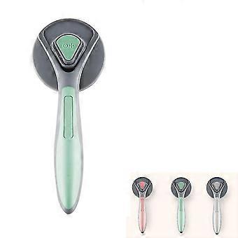 Bjxy Dog Cat Massage Shell Comb Grooming Hair Removal Shedding Pet Cleaning Brush Green