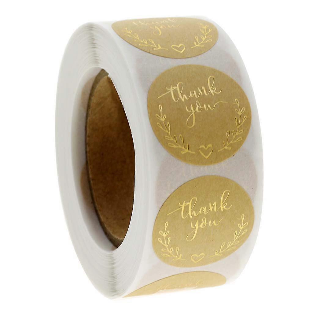 Thank You Stickers 500pcs/roll Self Adhesive Wrapping Packaging Box