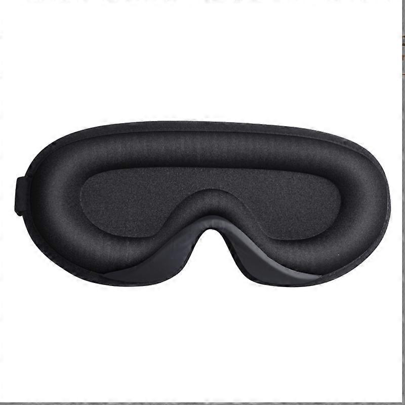 Silk Sleeping Mask Soft Smooth Sleep Mask For Eyes Travel Shade Cover Rest Relax Sleeping Blindfold Eye Cover Sleeping Aid,Black(Silk Mask)