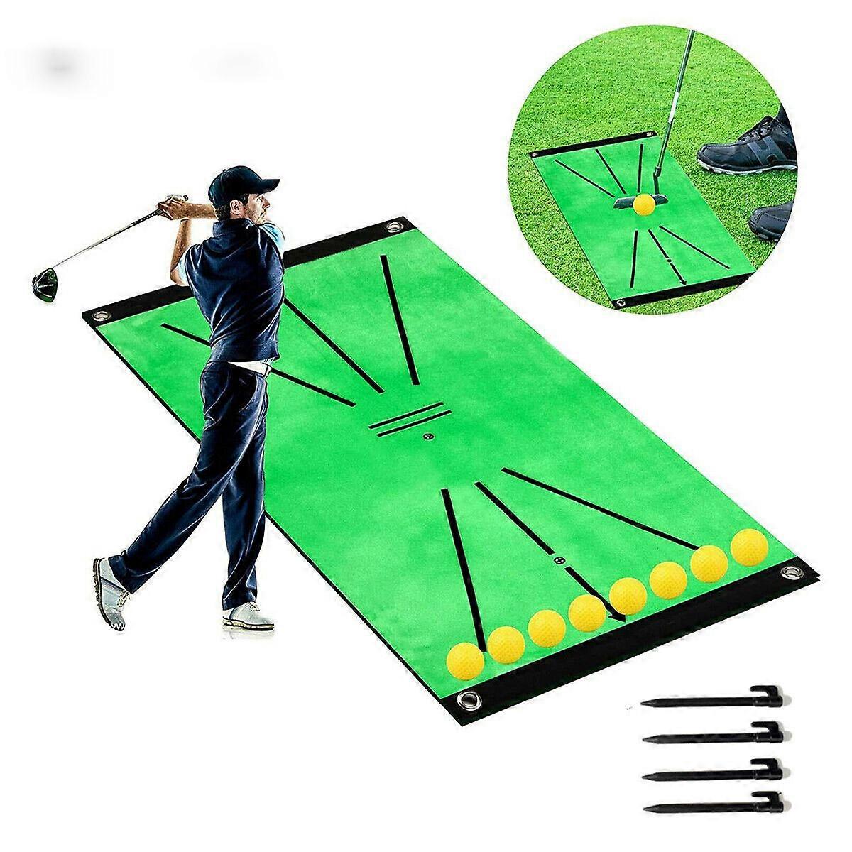 30x60cm Golf Training Mat Portable Golf Practice for Aid Swing Detection Batting