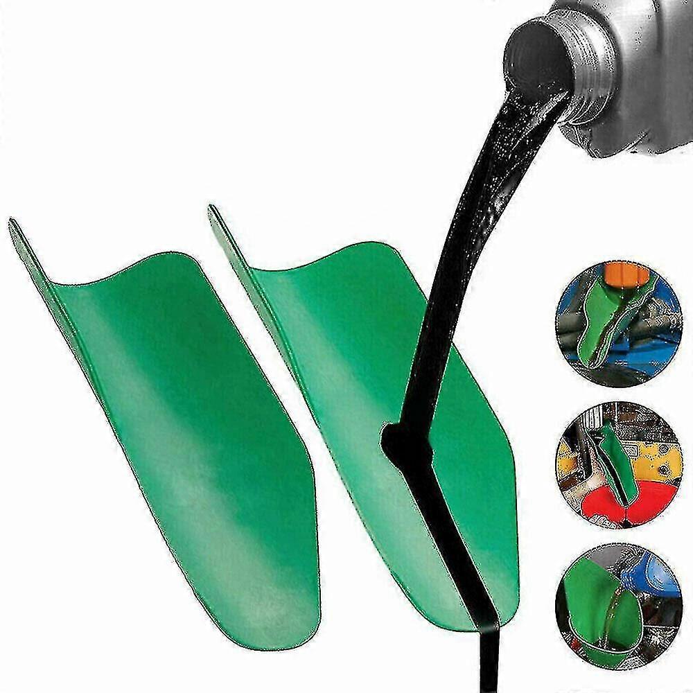 2pcs Universal Flexible Oil Draining Funnel Tool Car Fluid Filled Drainage Tool