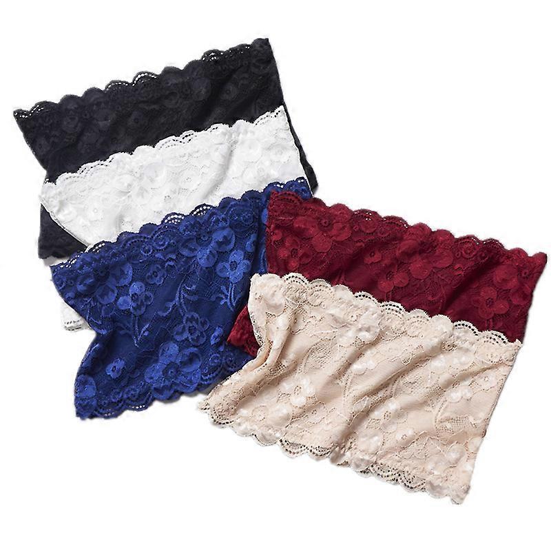 5-delad spetsrör topp BH axelbandslöst rör