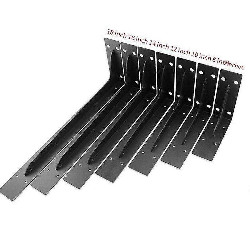 Shelf Brackets Triangular Shelving Brackets Heavy Duty Wall Mounted  Bracket Black Shelf Brackets