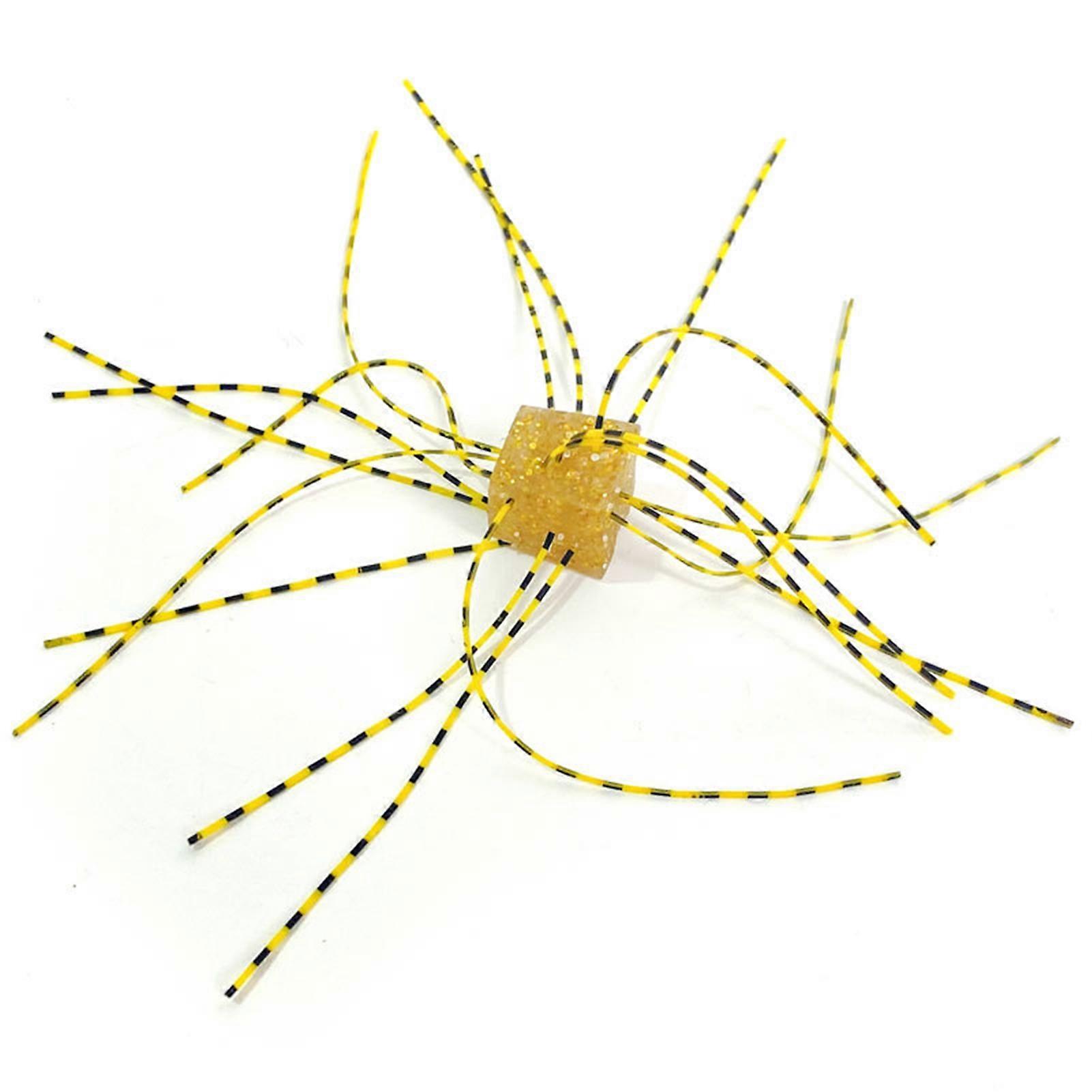 Weicher Köder Würfelform Schnurrbart-Design Helle Farbe Langsam Sinkend Flexibel Erhöhte Fischrate Beißresistente Forelle Gelbbarsch Barsch Angelköder Outdoor F