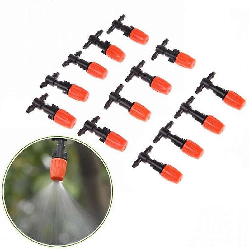 25 Sets Automatic Watering 360 Adjustable Misting Nozzle Irrigation Dripper  Easy-to-install Permanent Irrigation System