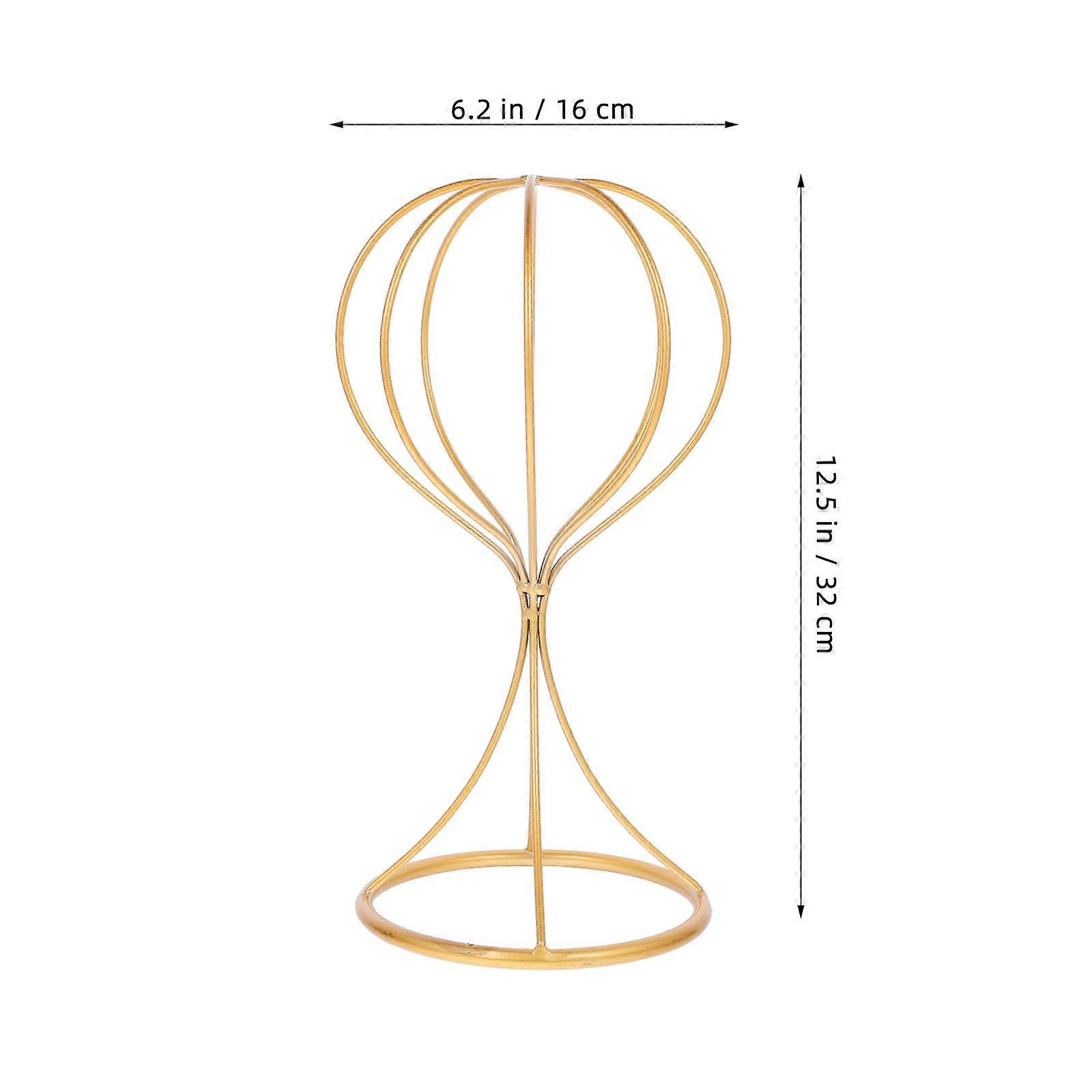 Cap Display Stand Table Hat Rack Wig Display Stand Metal Hat Display Stand