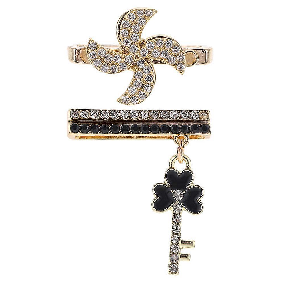 2 Pcs Watch Strap Charms Watch Band Ring Loops Watchband Loop Decorations