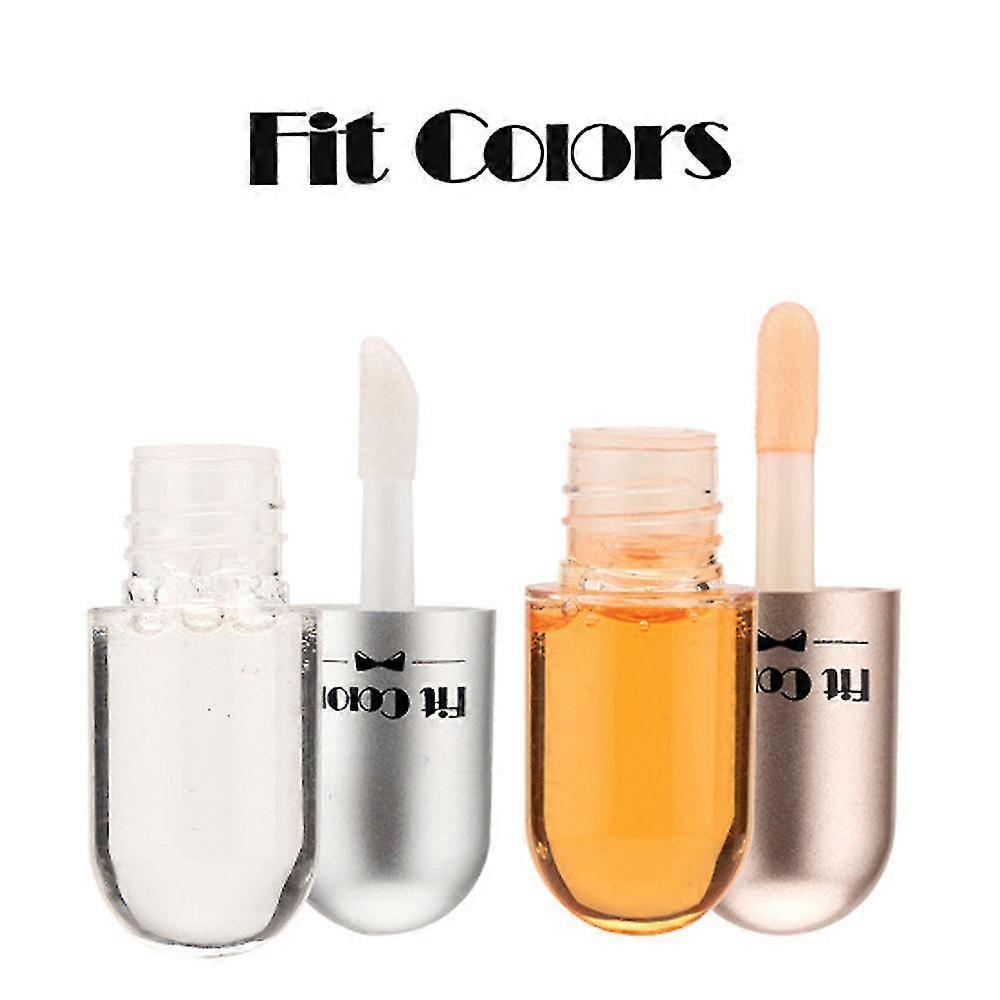 2pcs/set Mini Capsules Plumping Lip Liquid Moisturizing Lip Oil Lip Gloss