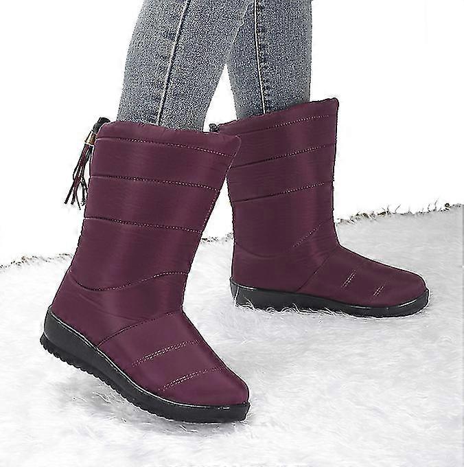 Damen Winterschuhe mit warmem Fell gefüttert