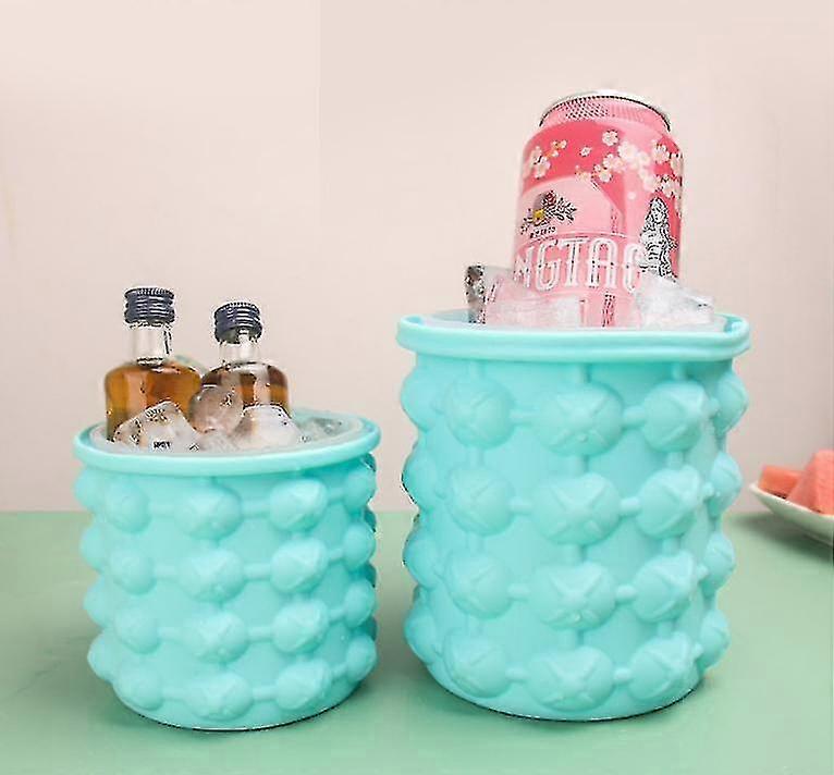 Bärbar utomhus rund plasthink med lock silikonis