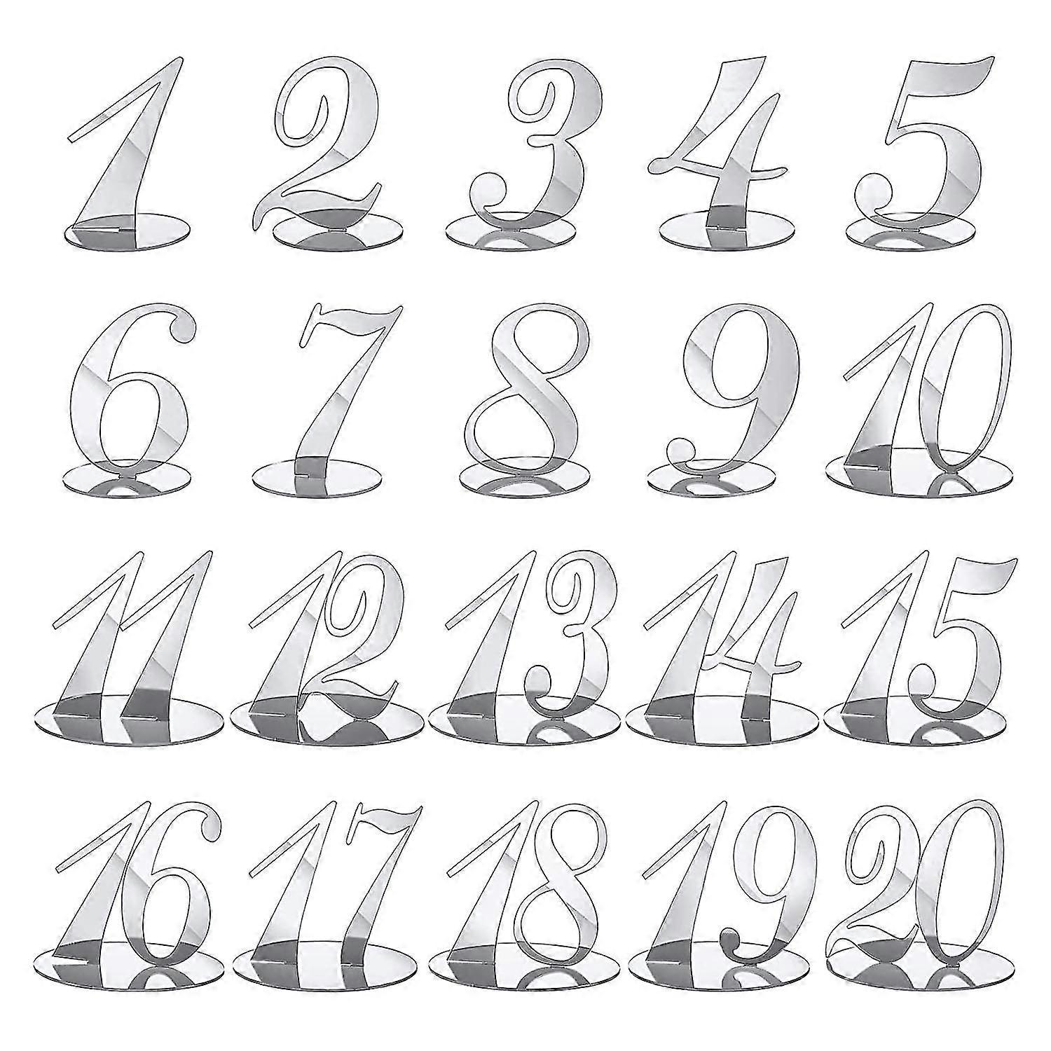 Table Numbers Wedding Table Numbers Acrylic Table Numbers For Wedding Table Numbers Stands For Wedd