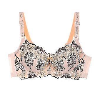 32-40 Abc Lace S Thickened No Steel Ring Bra Adjable Underwear Thick Embroidery Bra