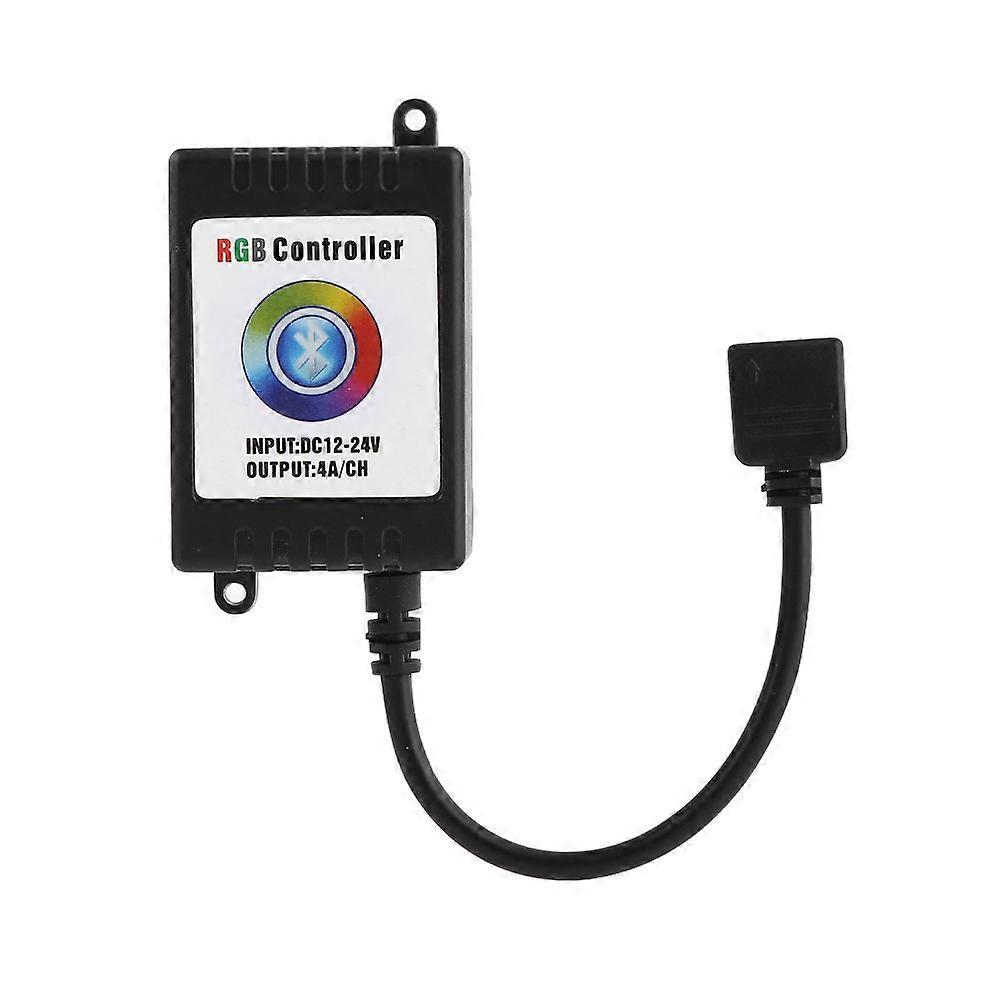 Wireless LED Lamp Remote Controller Mobile Bluetooth Control For RGB Strip Light 12-24V Black