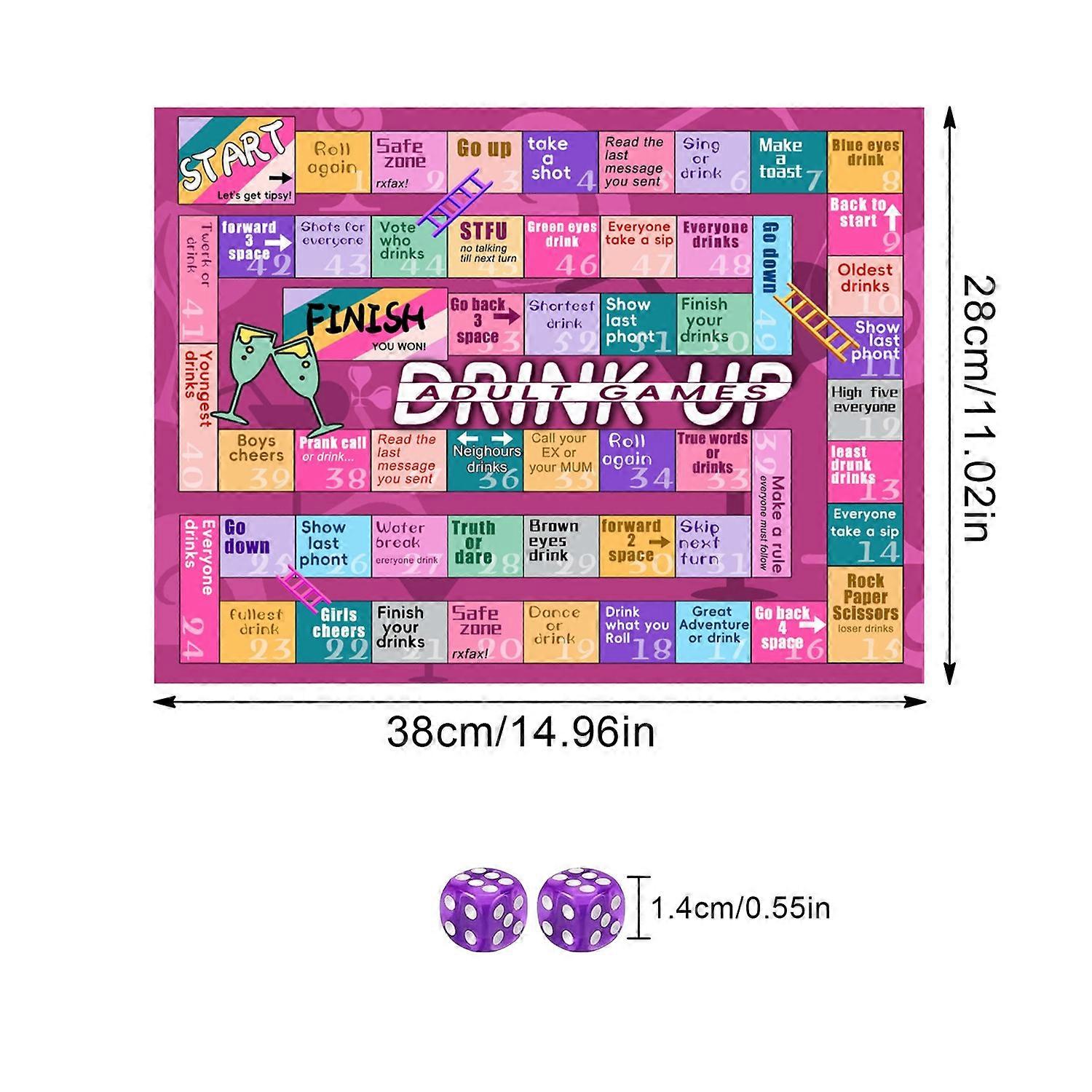 Tipsy Land Drinking Game For Friends In Party Board Games Tasks And Challenges | IE