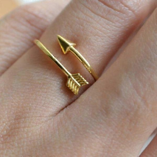 Love Arrow Ring Female [Gold]