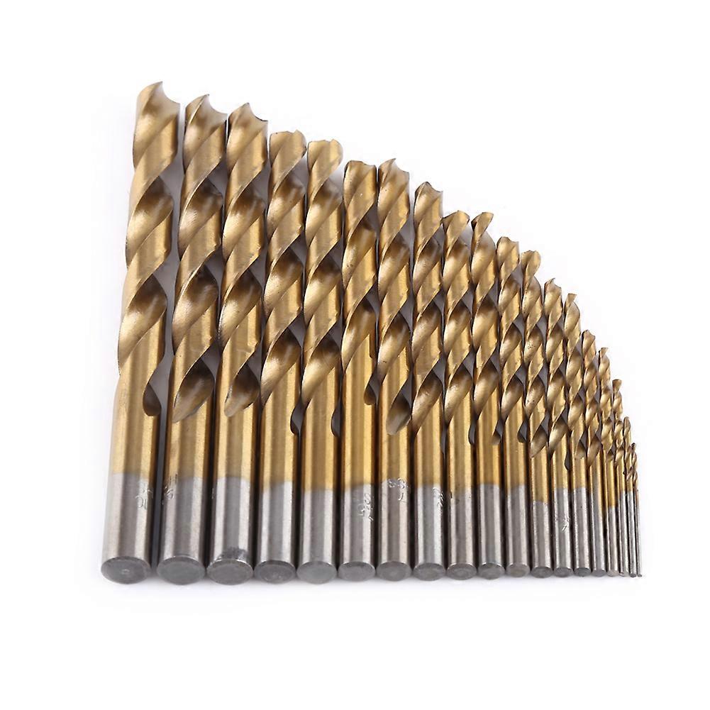 Ouitble Saw Drill Bit Spiral Saw Drill Bit Set, 6 Pcs HSS 3-8mm Serrated Side Cutting Bits for Wood Metal Plastic