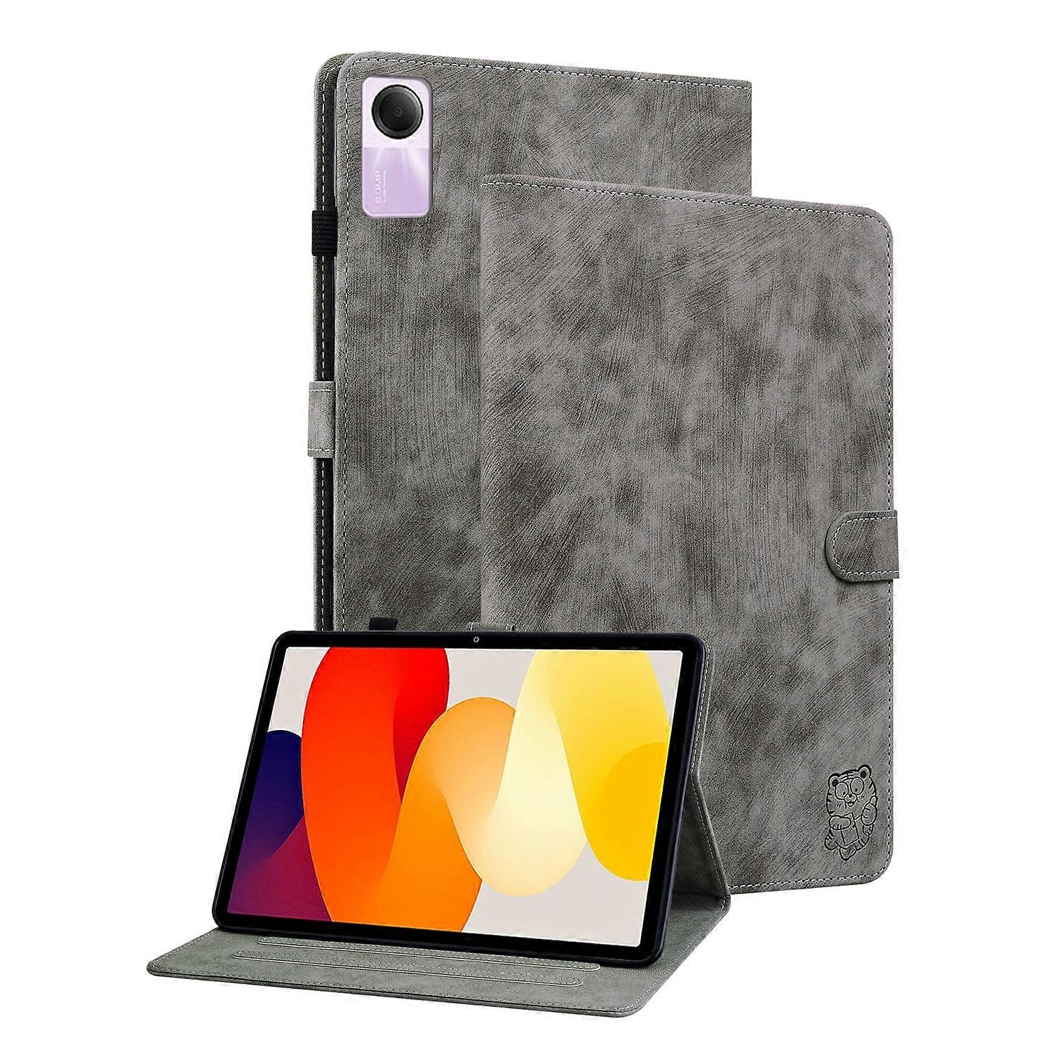 Tiger Pattern Flip Leather Tablet Case