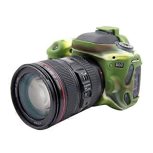(New arrival) PULUZ Soft Silicone Protective Case for Canon EOS 80D