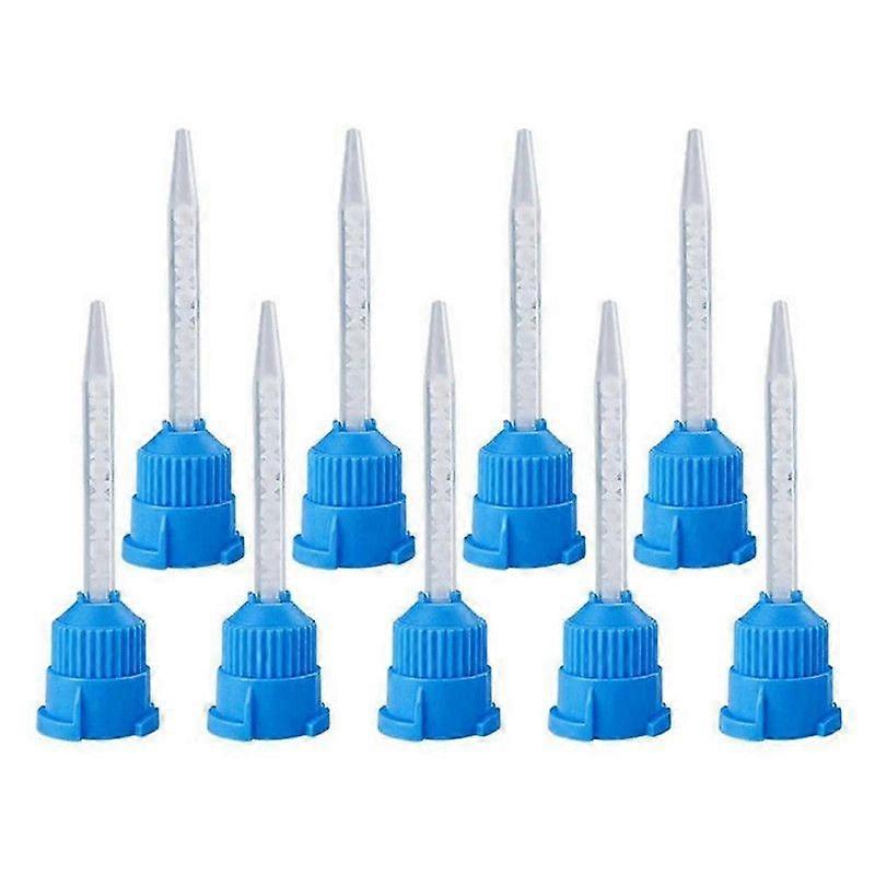 50Pcs Mixing Tips Impression Blue 1:1 NT7012