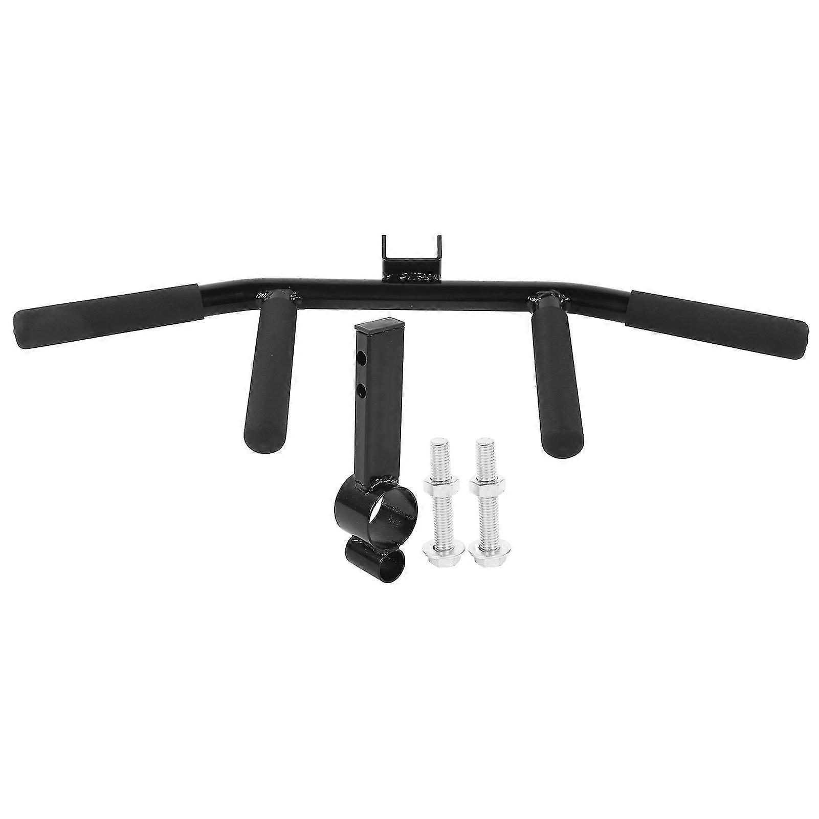 Core Strength Training Gym Fitness Attachment Dual Handle Position Barbell T-Bar Row Handle