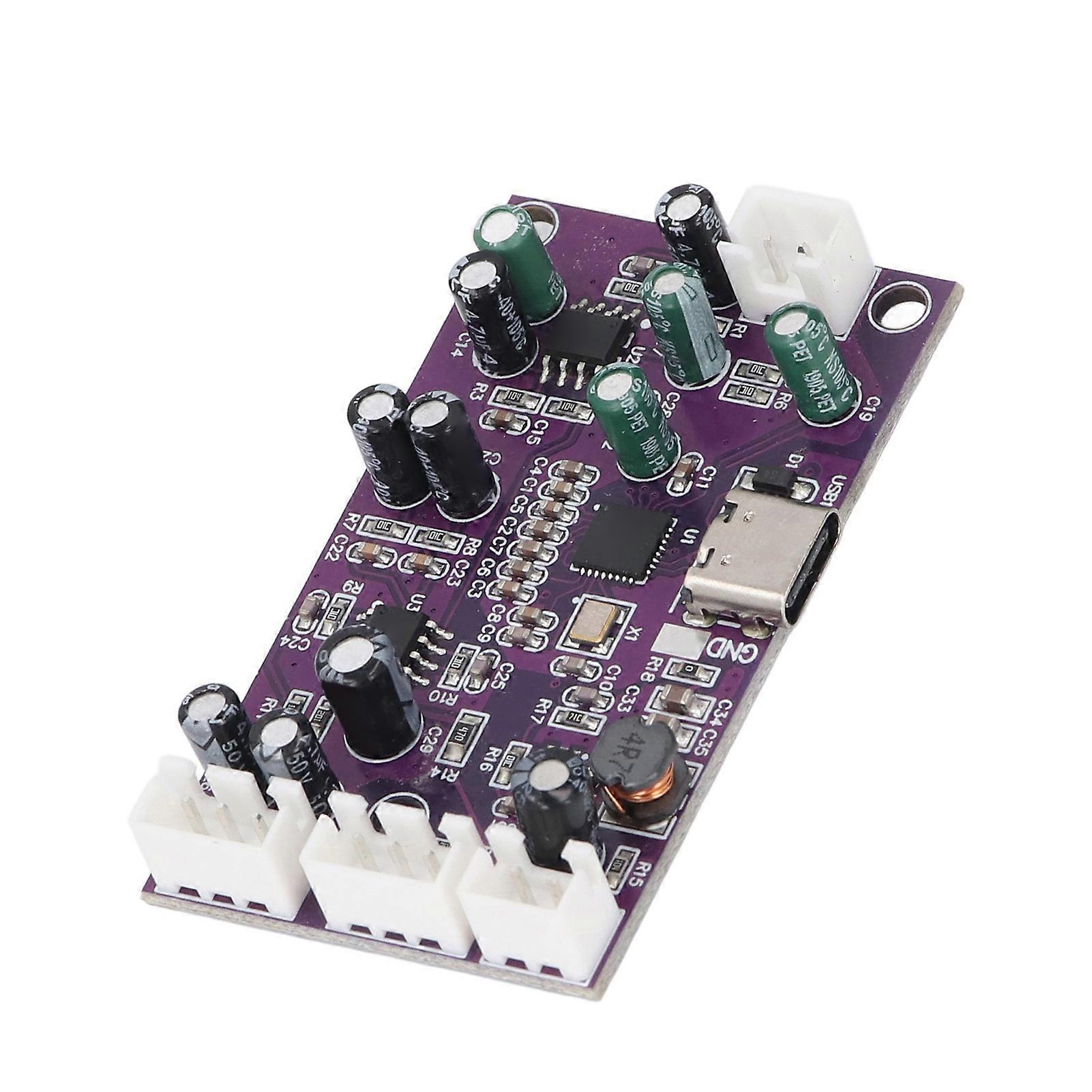 DSP Digital Reverb Módulo PCB Som Ferramenta de Ajuste Online para Ajuste de Computador DC12-18V 