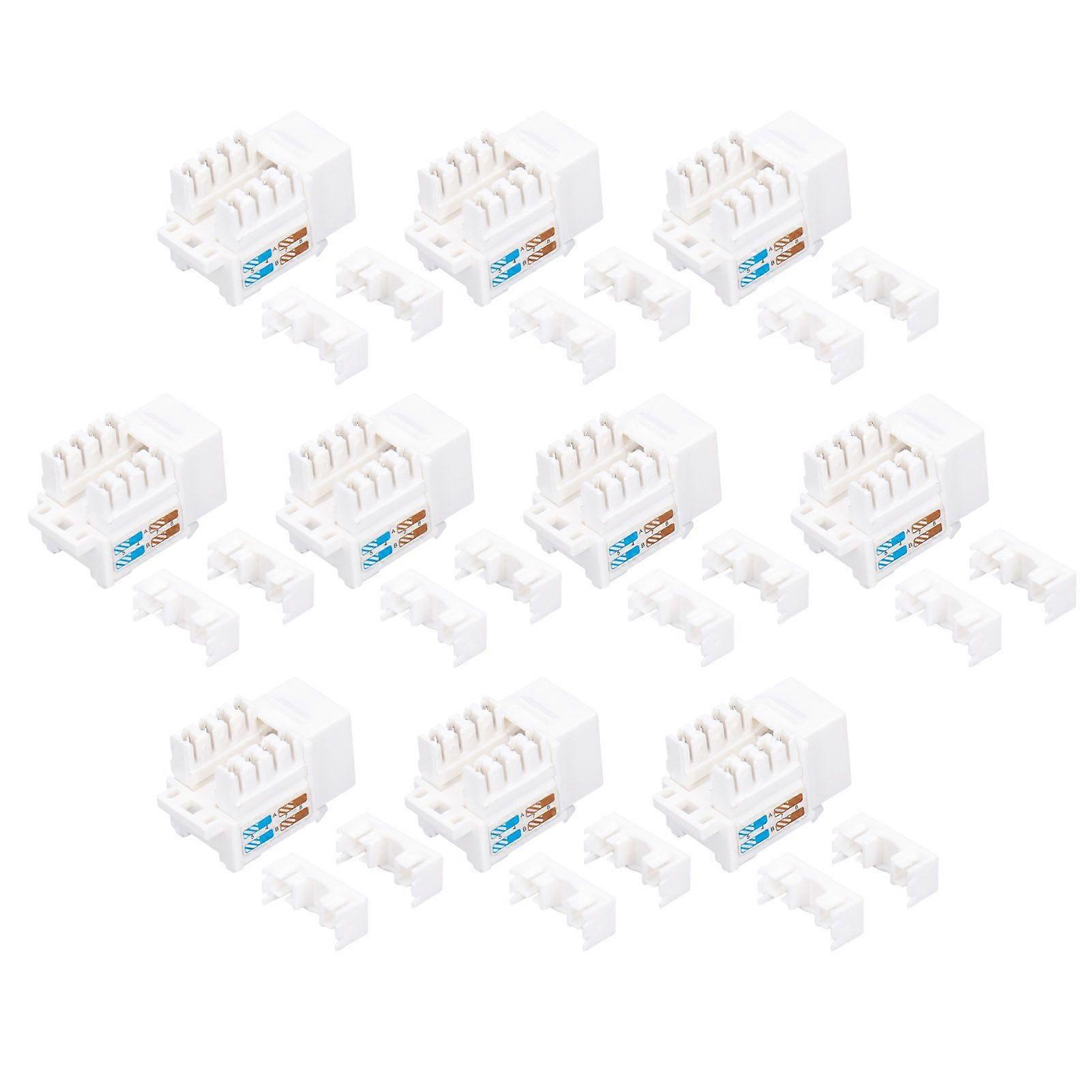 TF2010 CAT6 Unshielded Module 8 Core Gigabit Network Module for Network Communication 0250MHz10PCS