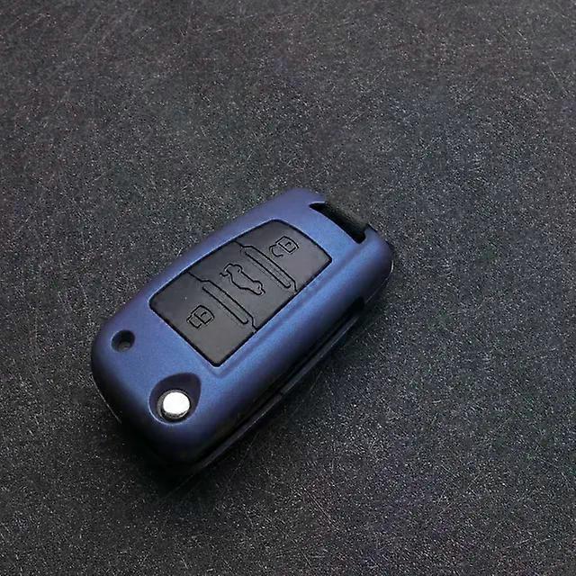 New Carbon fiber ABS Matte Car Folding Key Cover Full Case Shell For A3 8L 8P A4 B6 B7 B8 C6 4F RS3 Q3 Q7 TT 8L 8V S3 C5 C6 MXP