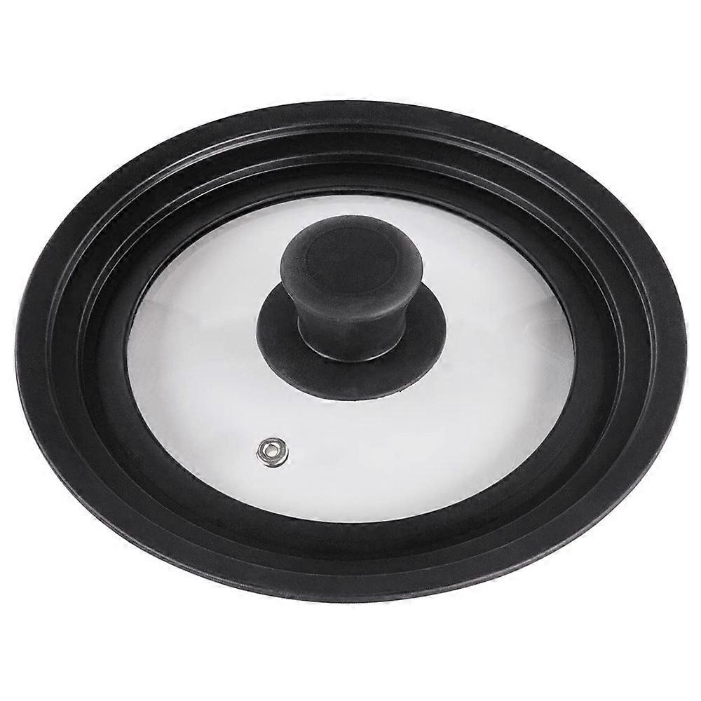 Lid, Tempered Glass, Silicone Rim, Cookware
