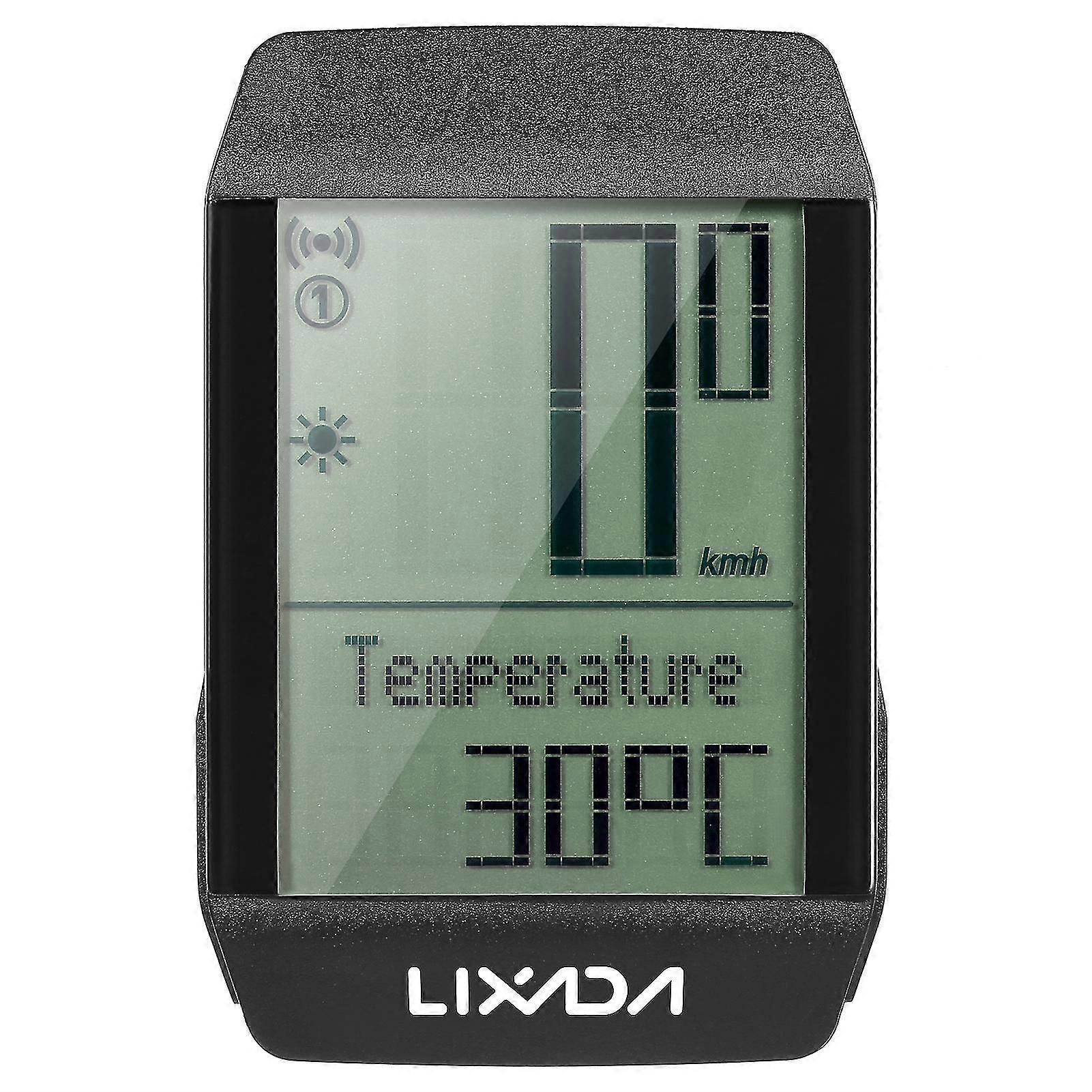 Wireless Bike Computer Speedometer With 6 Languages Led Backlight