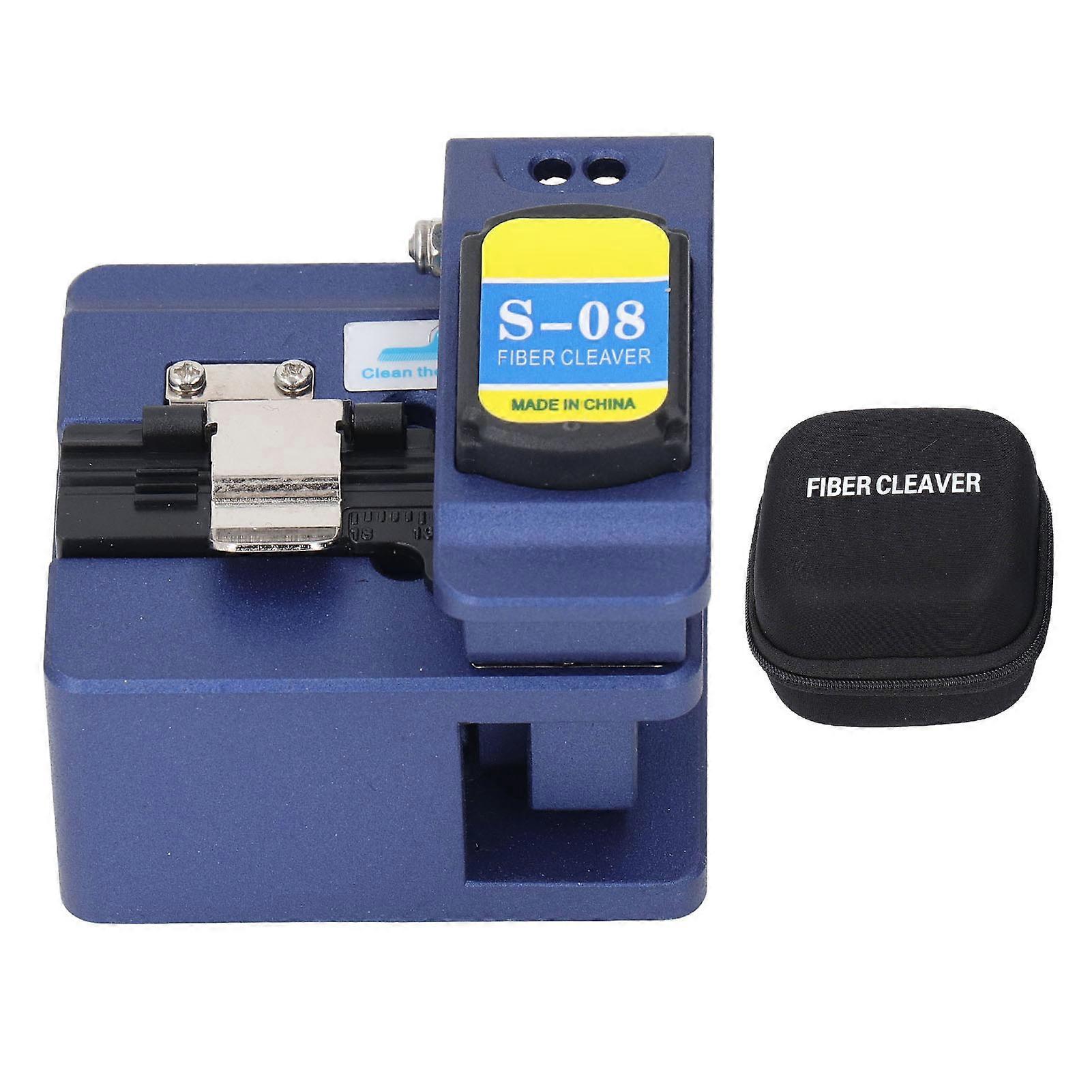 High Accuracy Fiber Cleaver 16 Cutting Points 0.6 Degree Angle Fiber Cutter for 125μm Diameter 0.25mm 0.9mm Fibers Blue
