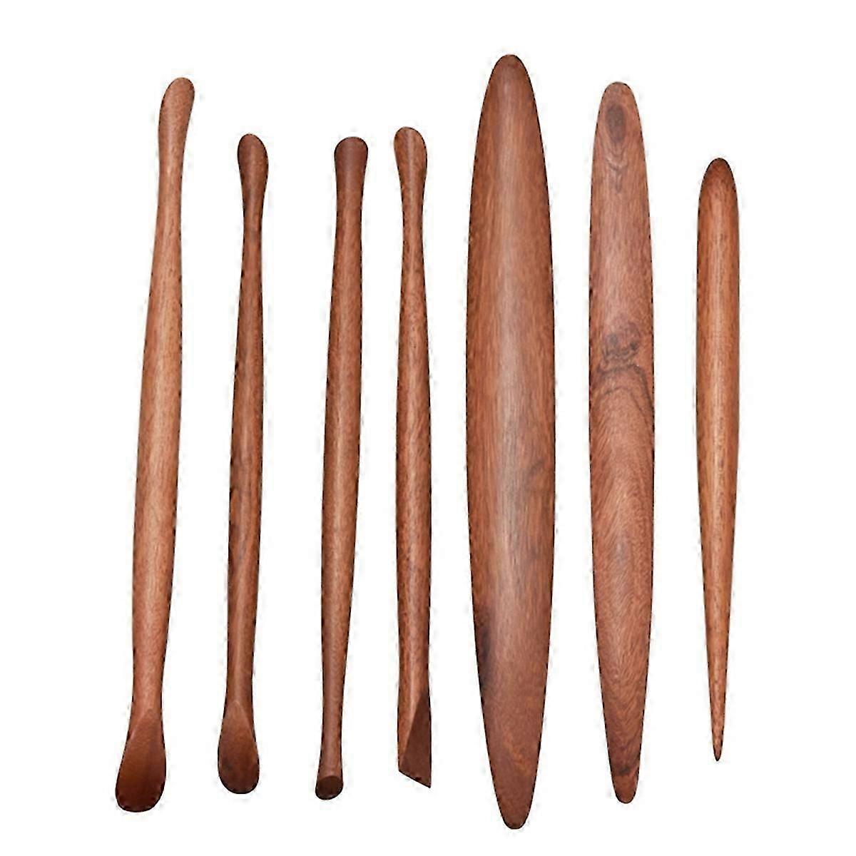 Handmade Pottery Clay Tools Set-Wood Clay Carving Tools, Fine Carving, Arts and Crafts Color Sludge-GOOD