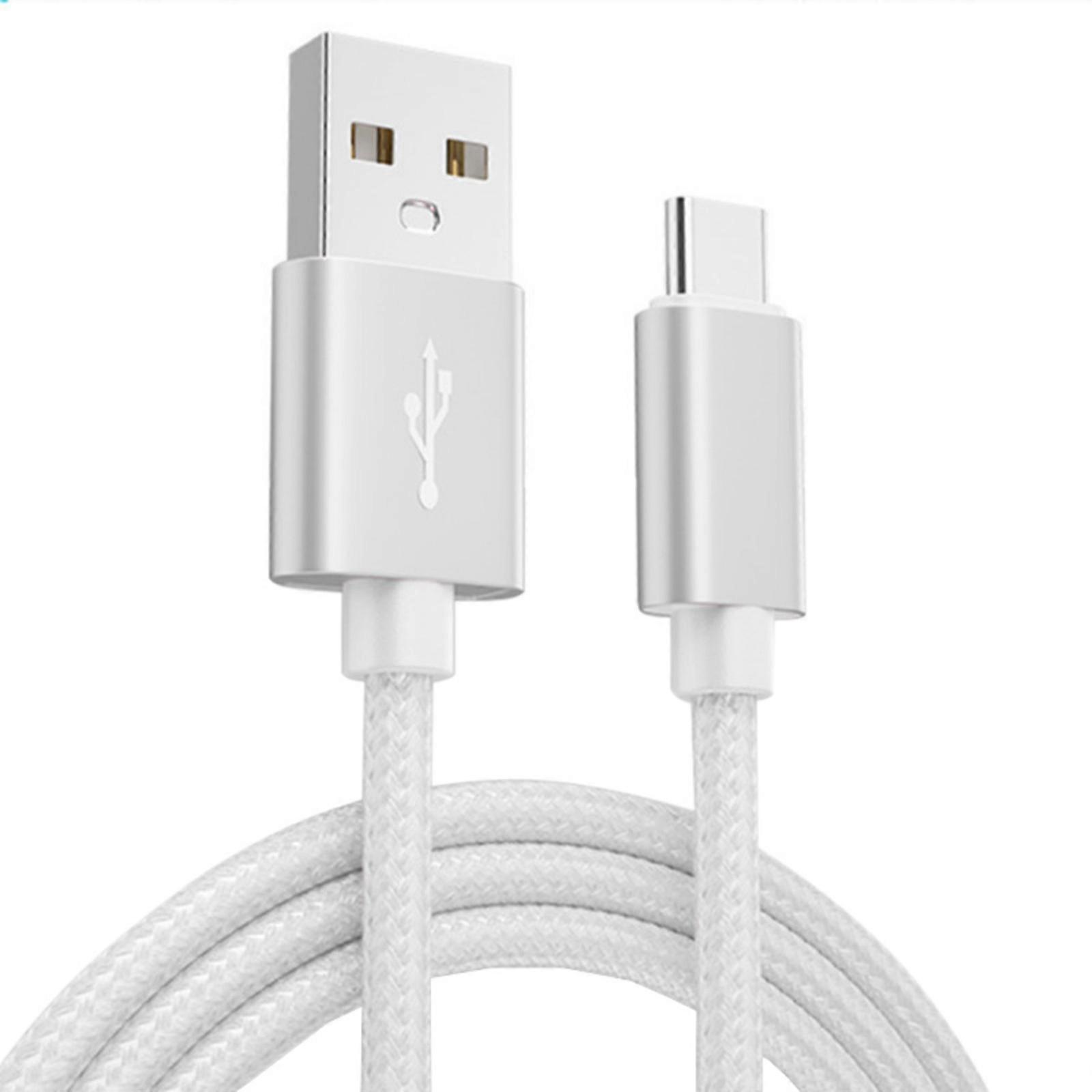 100/200/300cm Nylon Braided Fast Charging Wire USB Charging Cable for Game Controller Data Sync Cord Charging Wire
