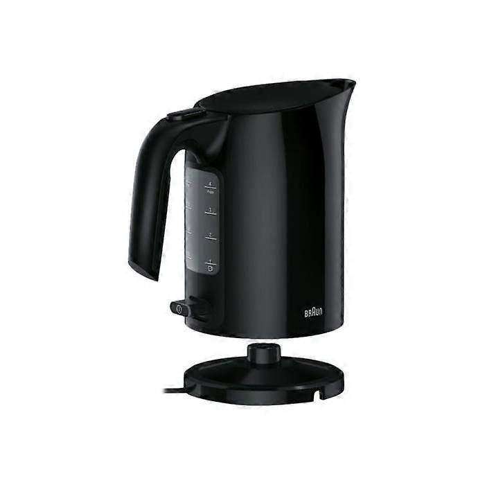 Braun PurEase WK3000 BK 1L 2200W black kettle - Cordless casting, anti-limescale, water level indicator